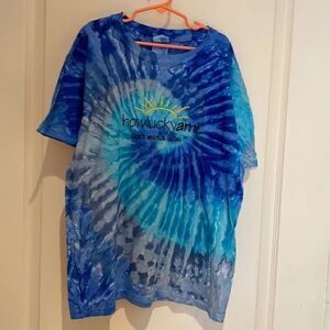 How lucky AMI kids tie dyed shirt M